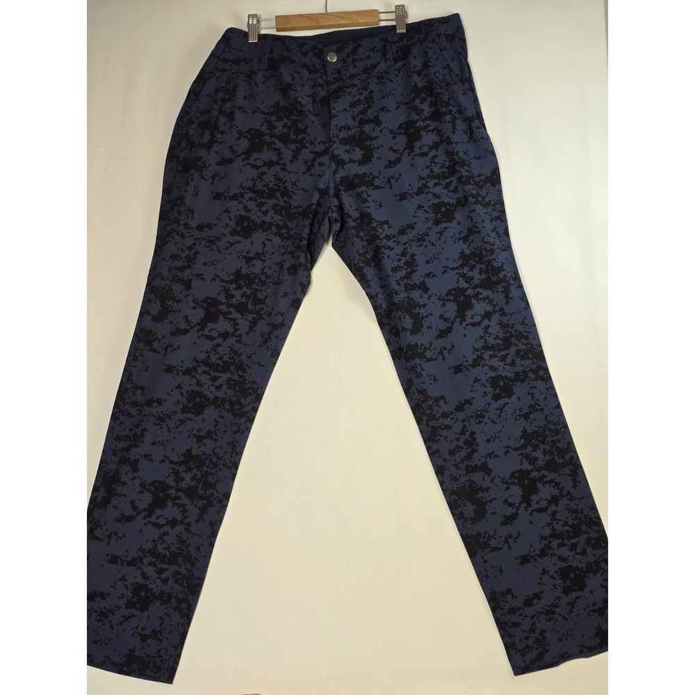 Adidas‎ Ultimate 365 Mens 36x32 Golf Pants Blue Black Digital Camouflage NEW